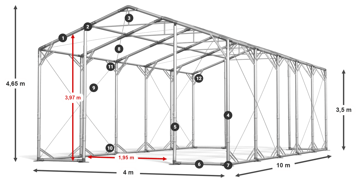 POLAR PLUS legenda 2,5 m-4 m