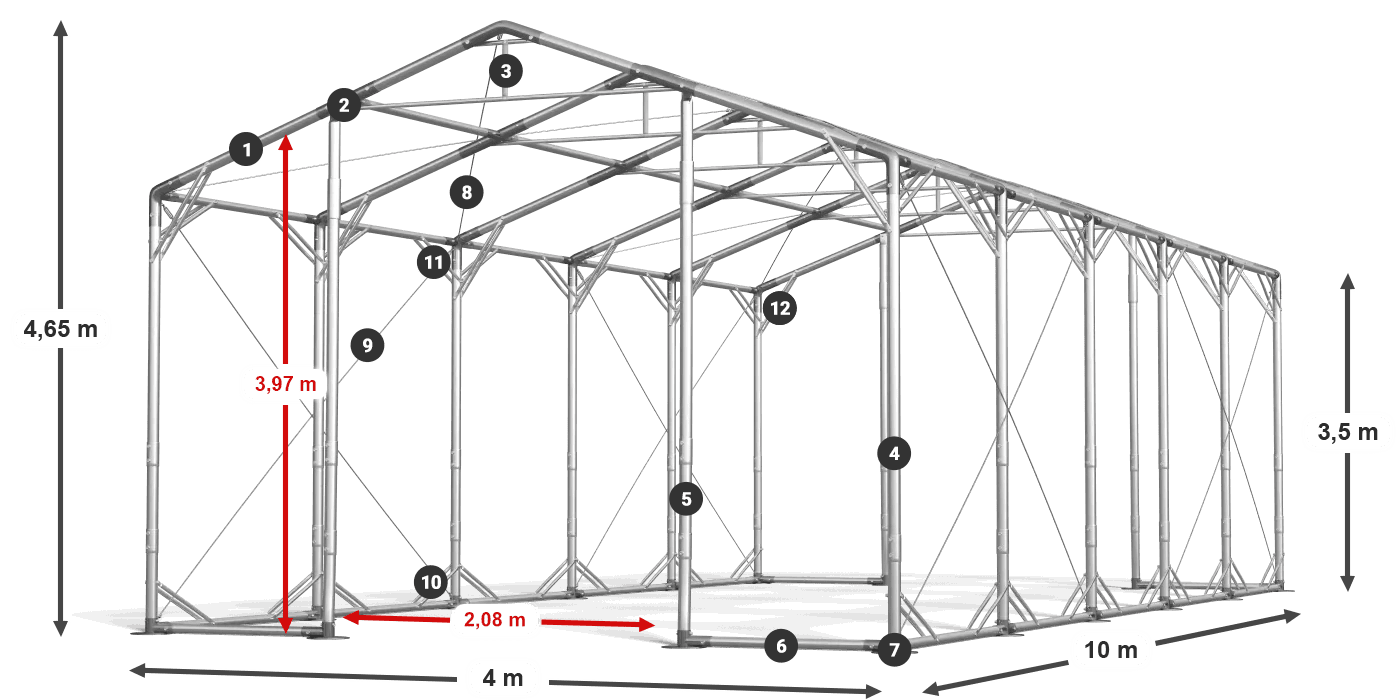 POLAR PLUS legenda 2,5 m-4 m