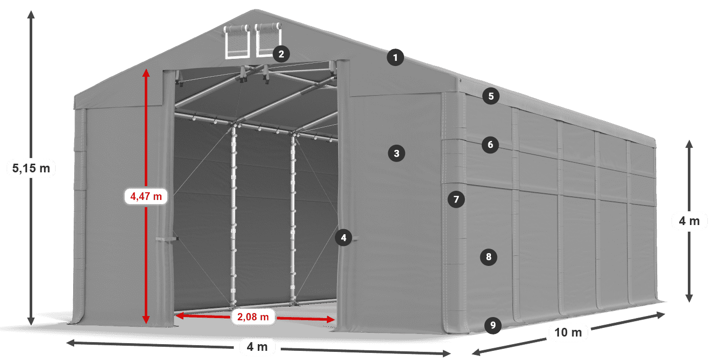 MFR 620 PVC legenda 4m