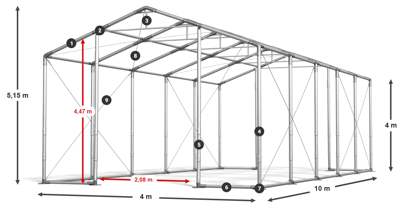 WINTER PLUS legenda 2,5 m-4 m