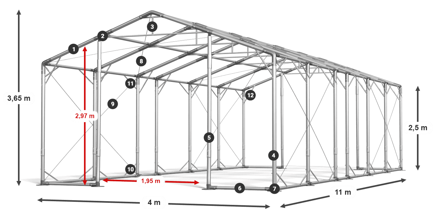 POLAR legenda 2,5 m-4 m