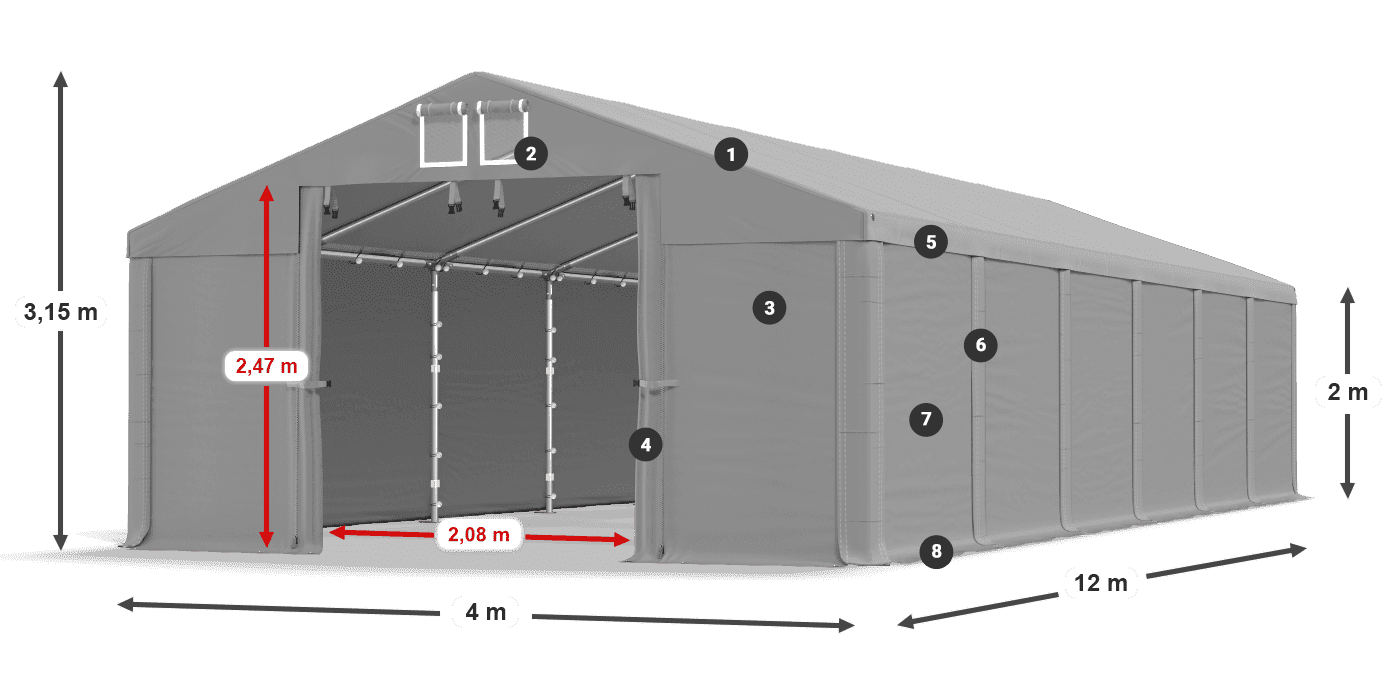 MFR 620 PVC Legenda 2m