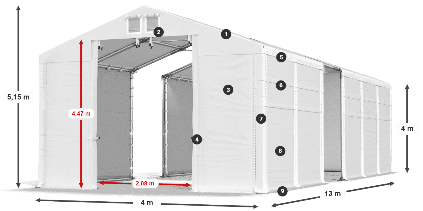 MFR 620 PVC legenda 4m