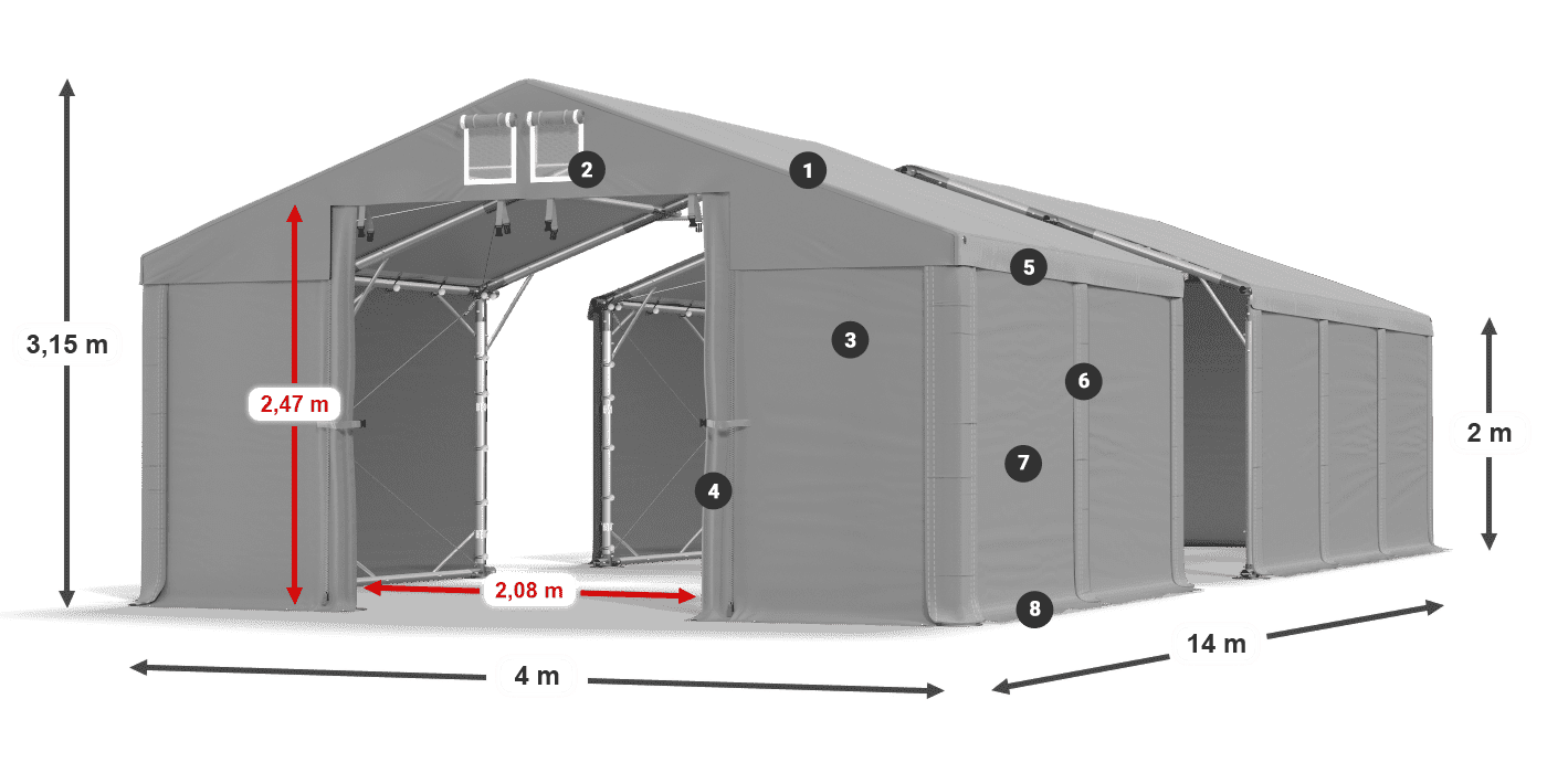 MFR 620 PVC legenda 2m