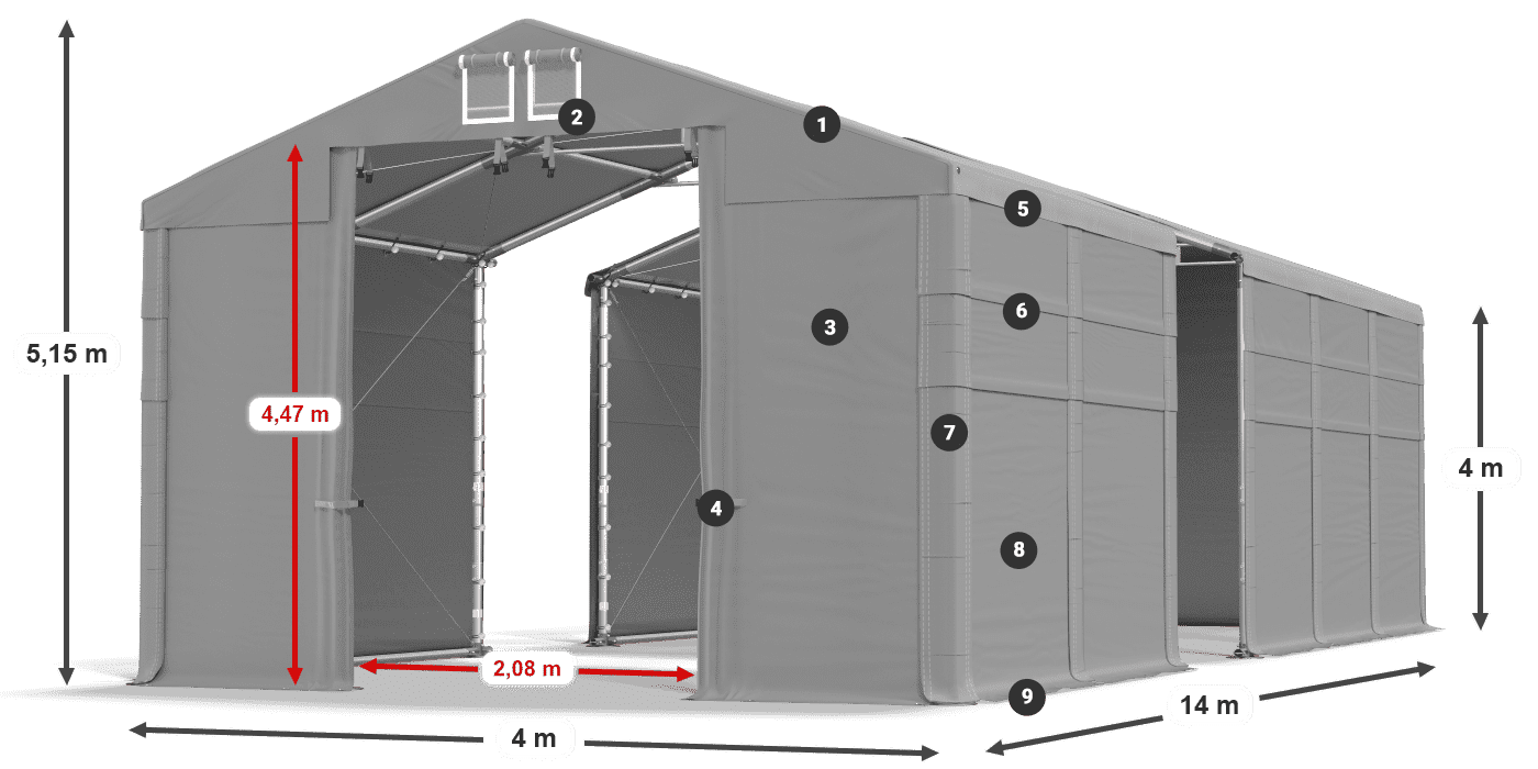 MFR 620 PVC legenda 4m