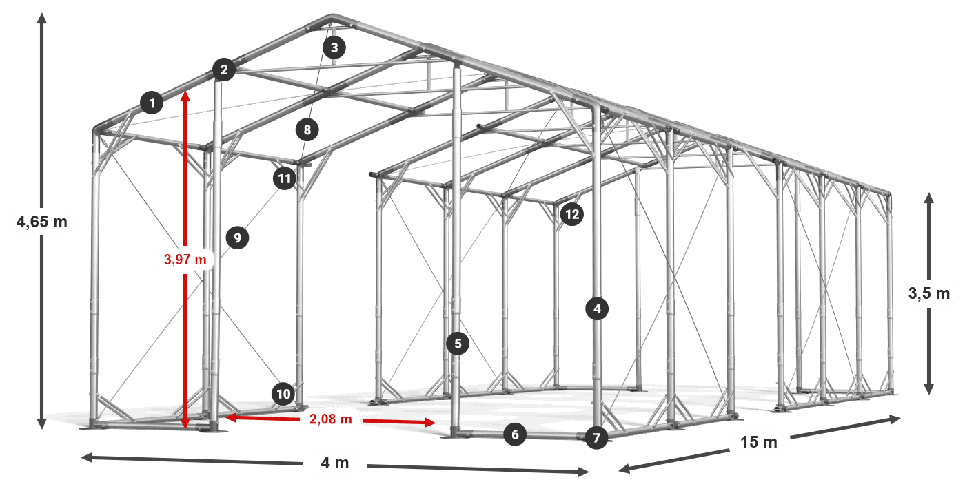 POLAR PLUS legenda 2,5 m-4 m