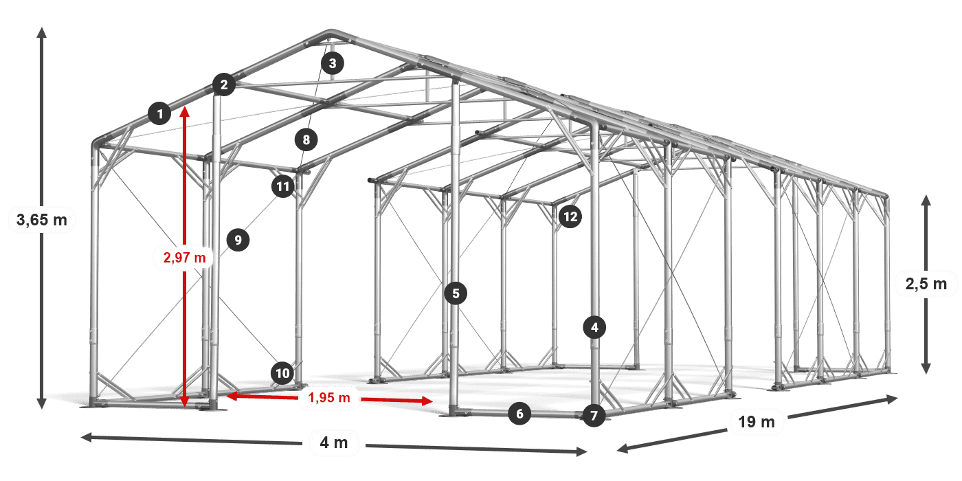 POLAR PLUS legenda 2,5 m-4 m