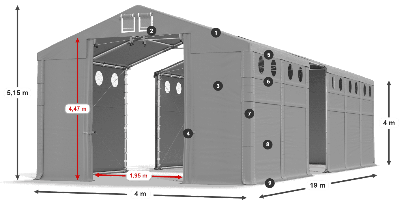 MFRO 620 PVC legenda 4m