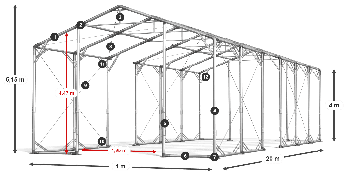 POLAR PLUS legenda 2,5 m-4 m