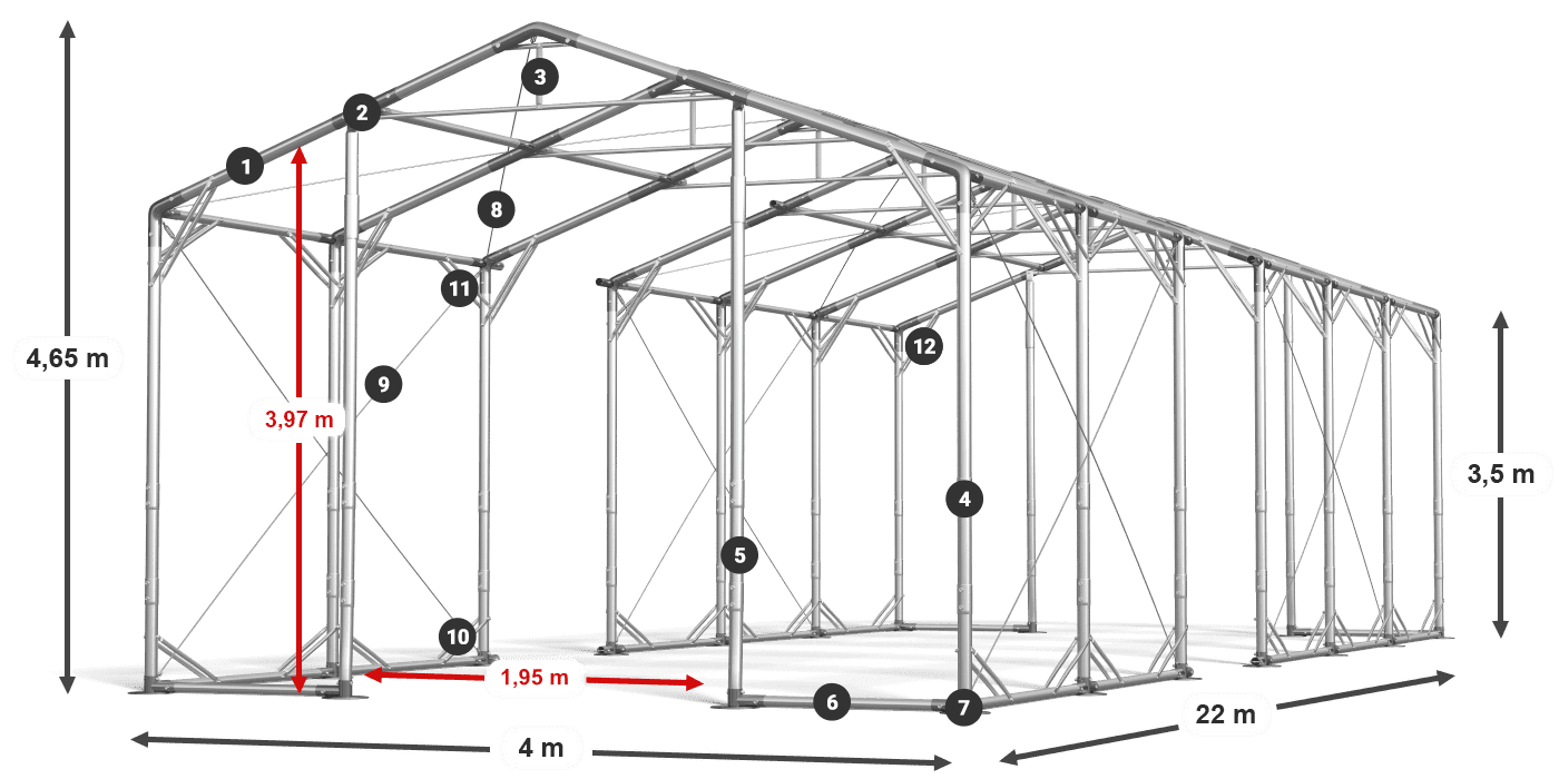 POLAR PLUS legenda 2,5 m-4 m