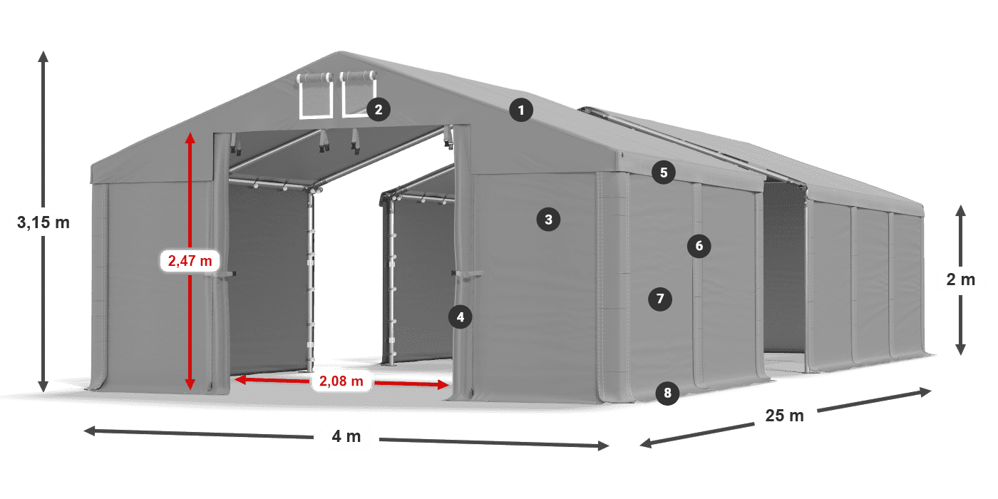 MFR 620 PVC legenda 2m