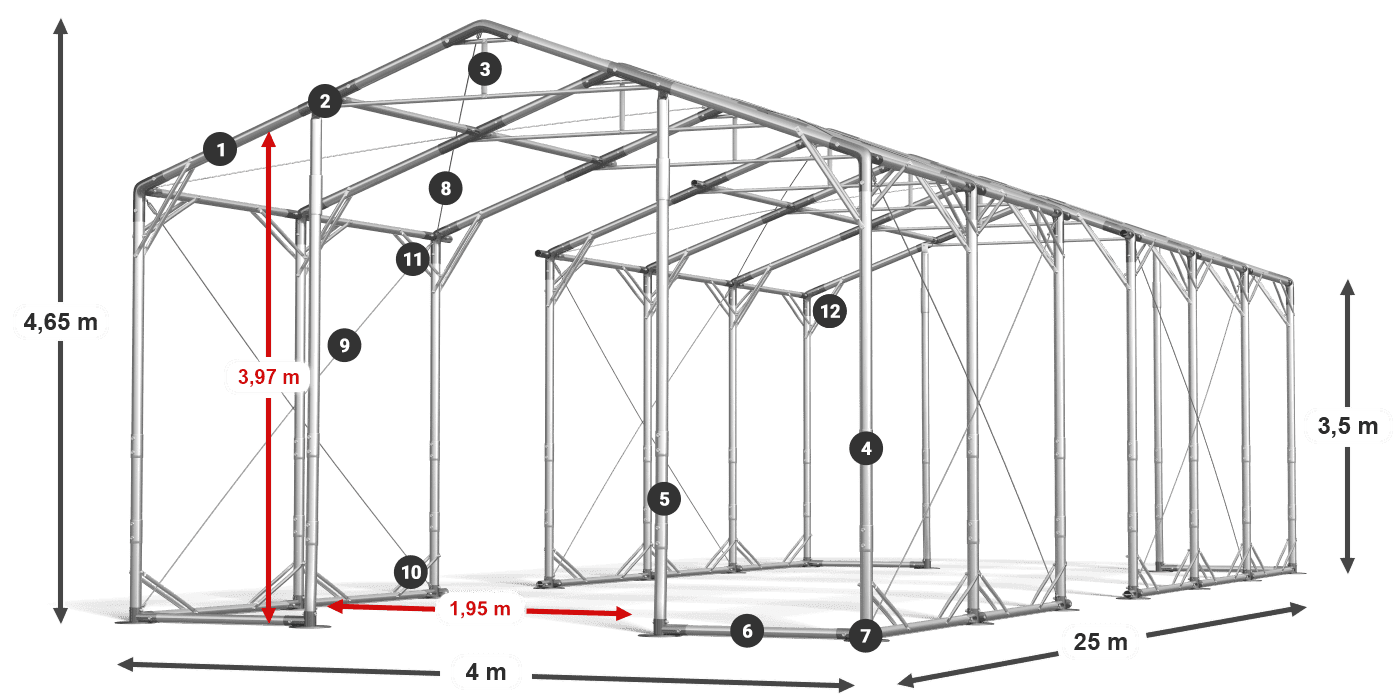 POLAR PLUS legenda 2,5 m-4 m