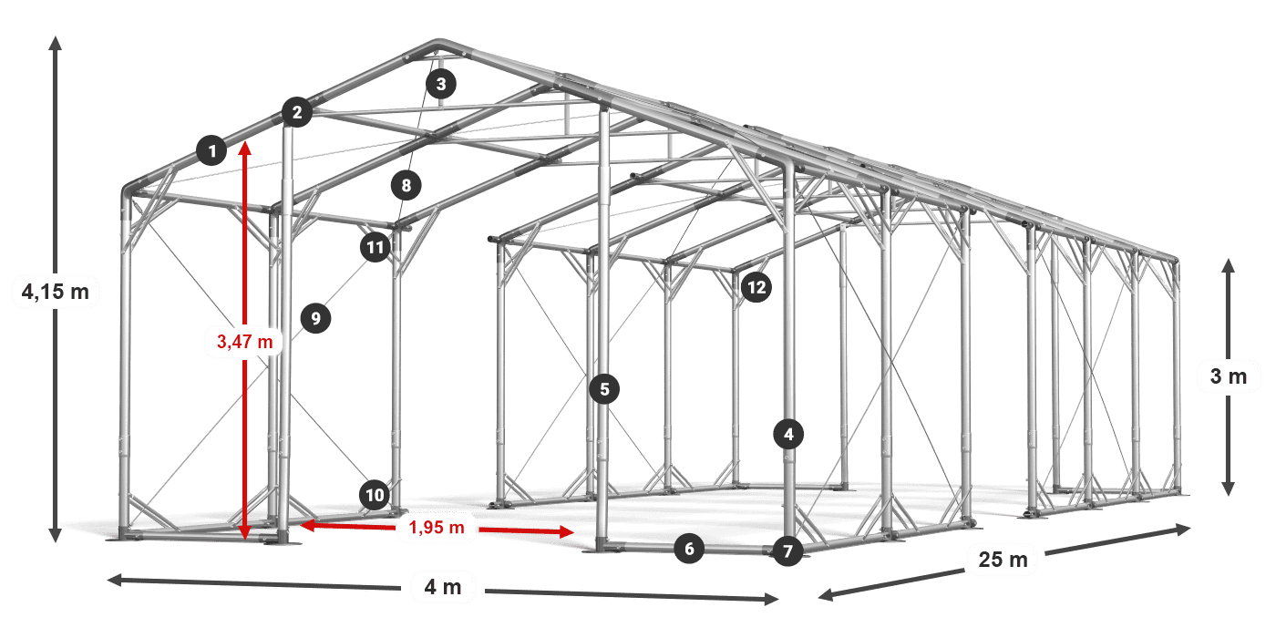 POLAR PLUS legenda 2,5 m-4 m