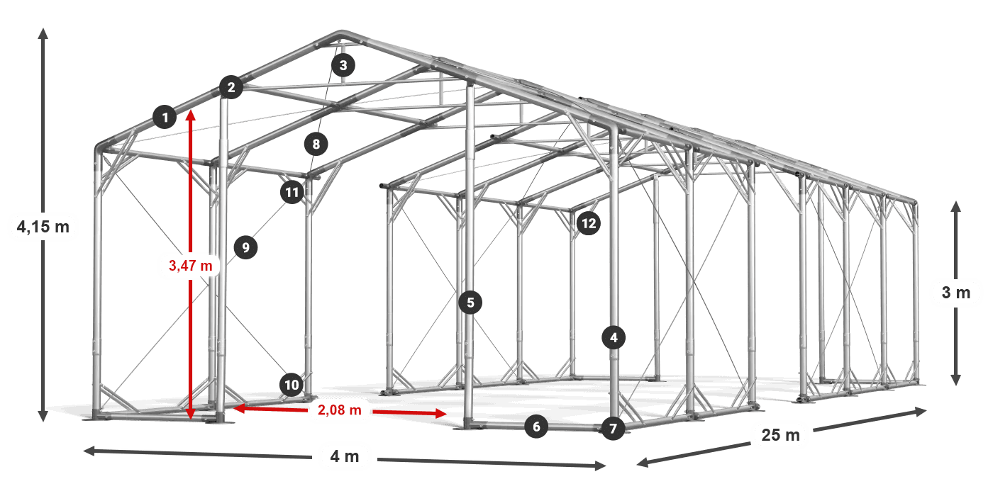 POLAR PLUS legenda 2,5 m-4 m