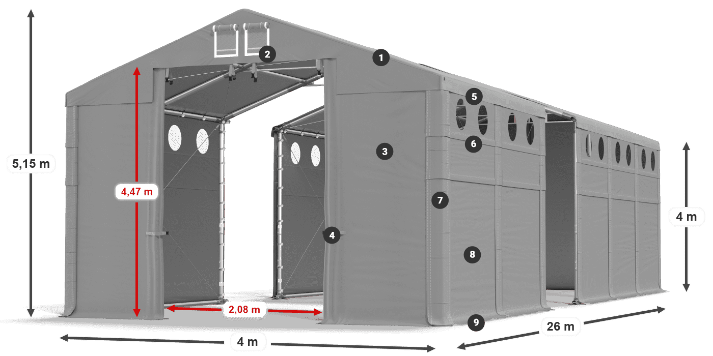 MFRO 620 PVC legenda 4m