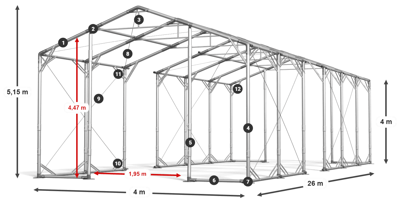 POLAR PLUS legenda 2,5 m-4 m