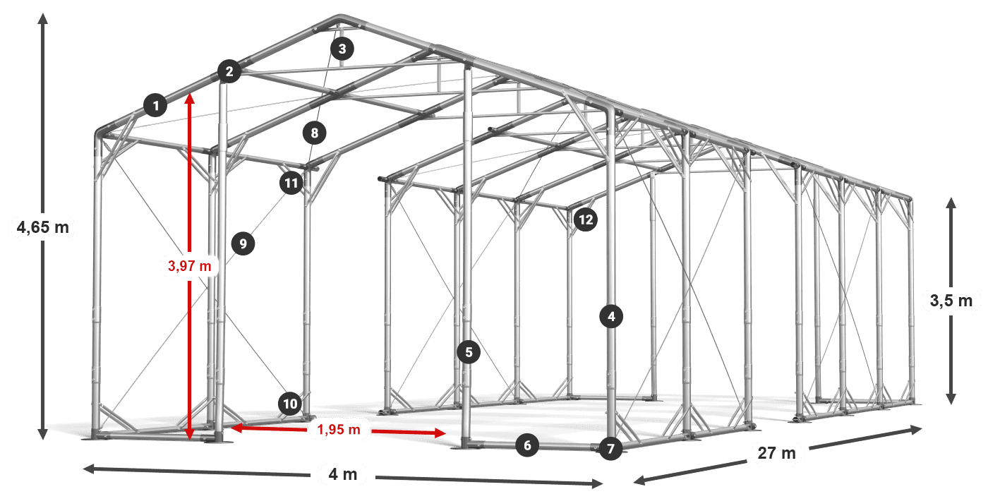 POLAR PLUS legenda 2,5 m-4 m