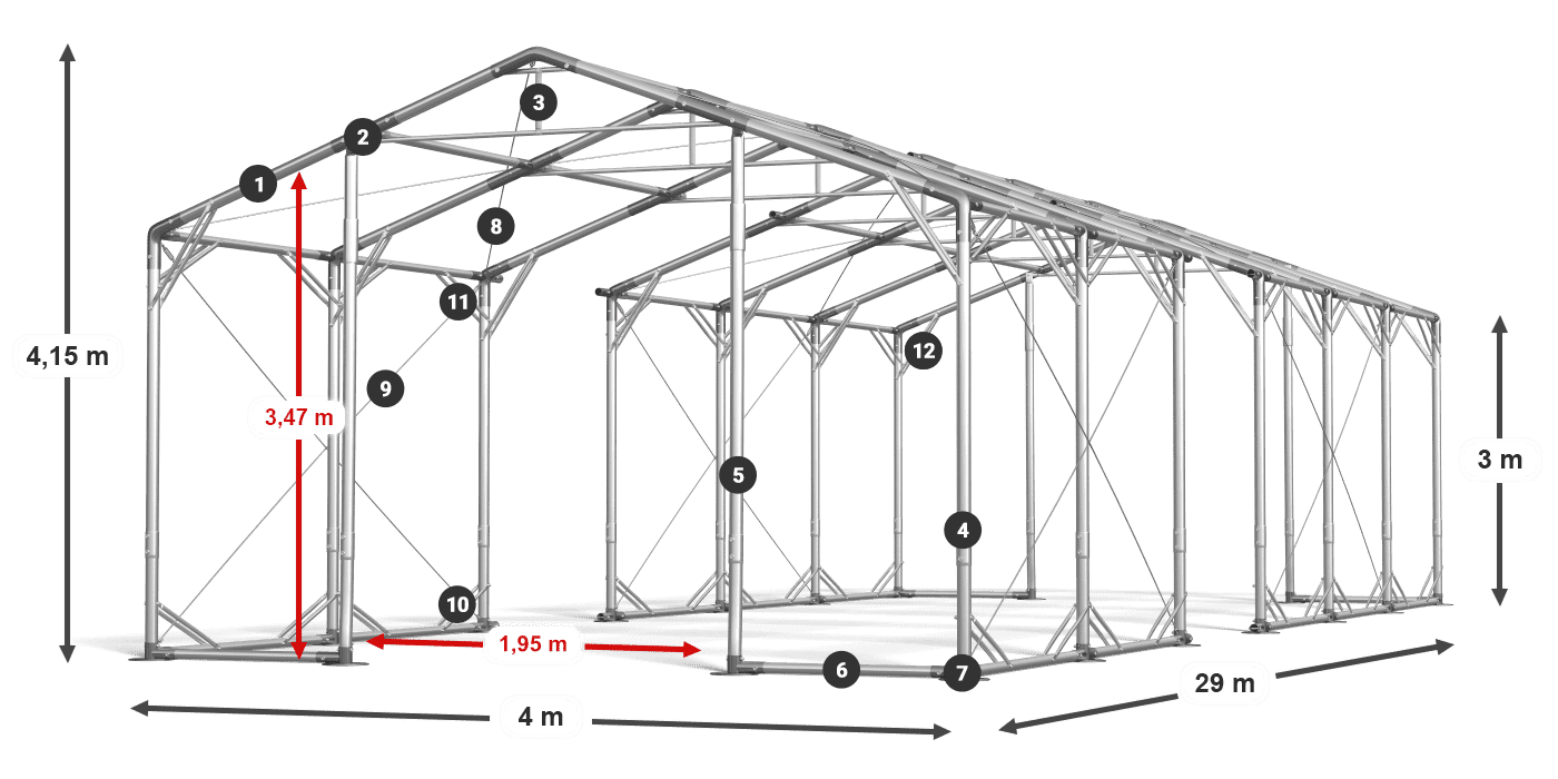 POLAR PLUS legenda 2,5 m-4 m