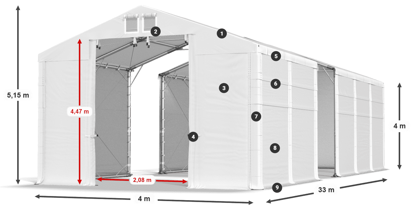 MFR 620 PVC legenda 4m