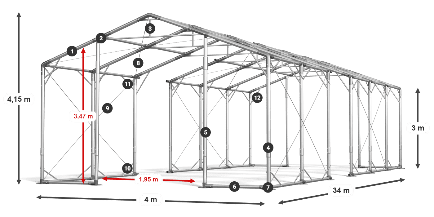 POLAR legenda 2,5 m-4 m