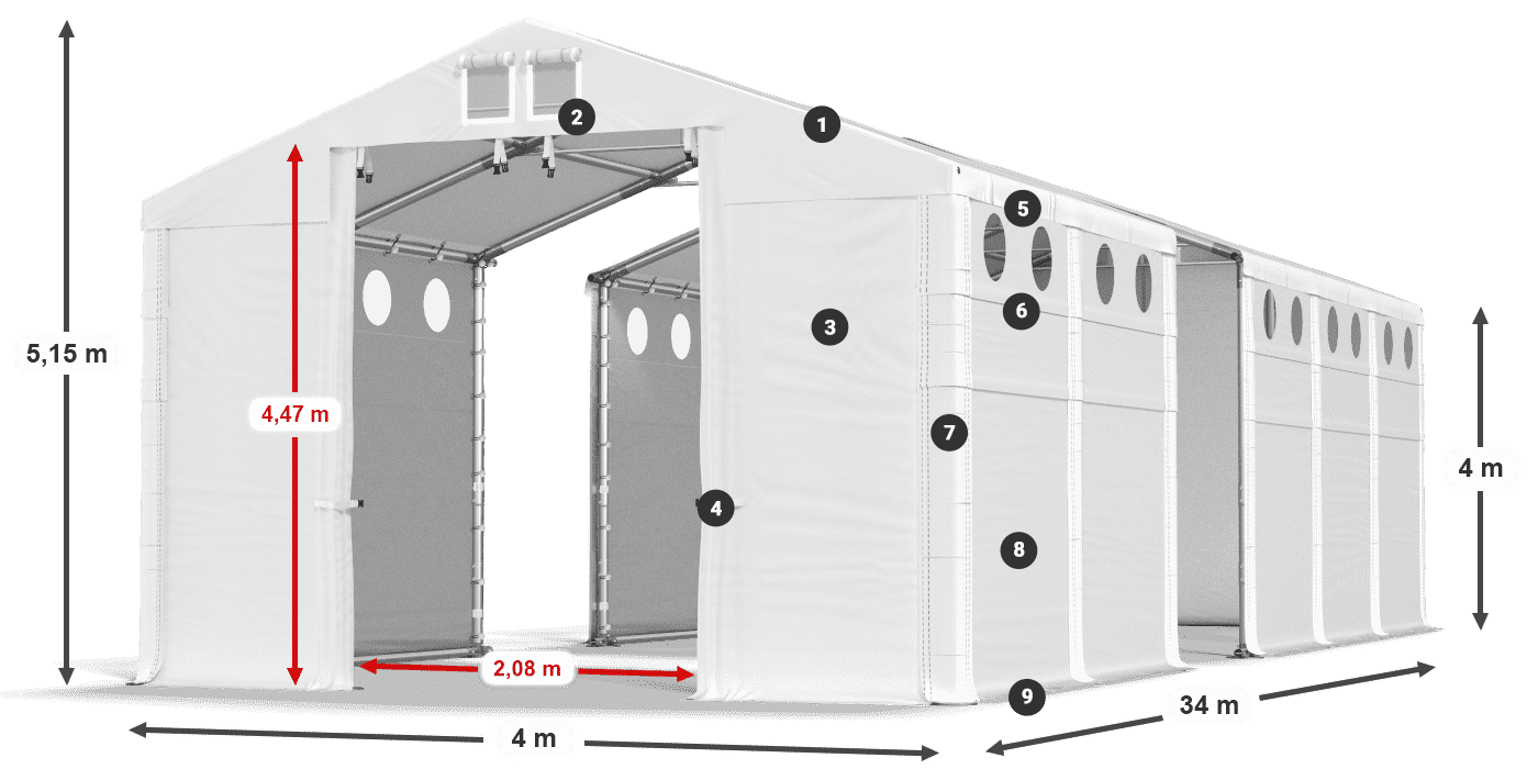 MFRO 620 PVC legenda 4m