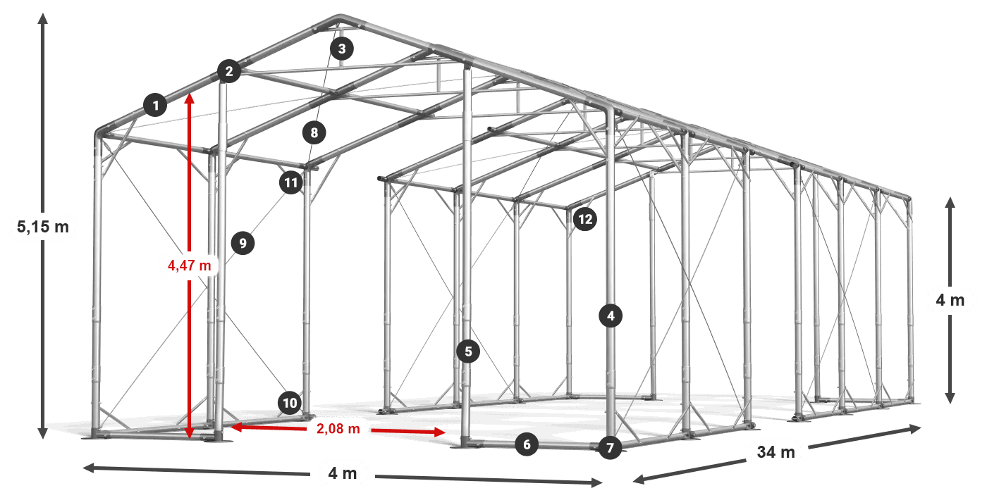 POLAR legenda 2,5 m-4 m