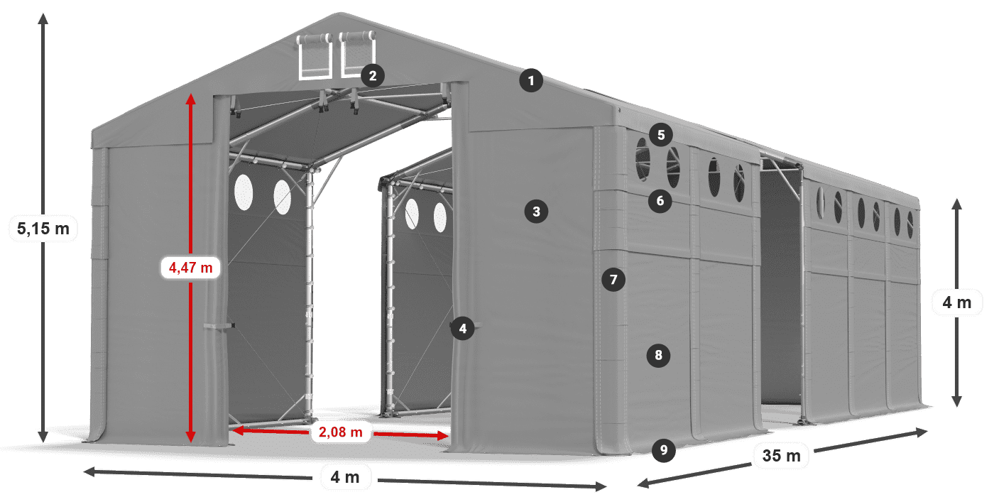 MFRO 620 PVC legenda 4m