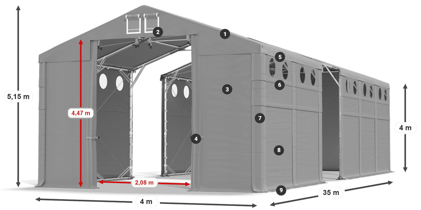MFRO 620 PVC legenda 4m