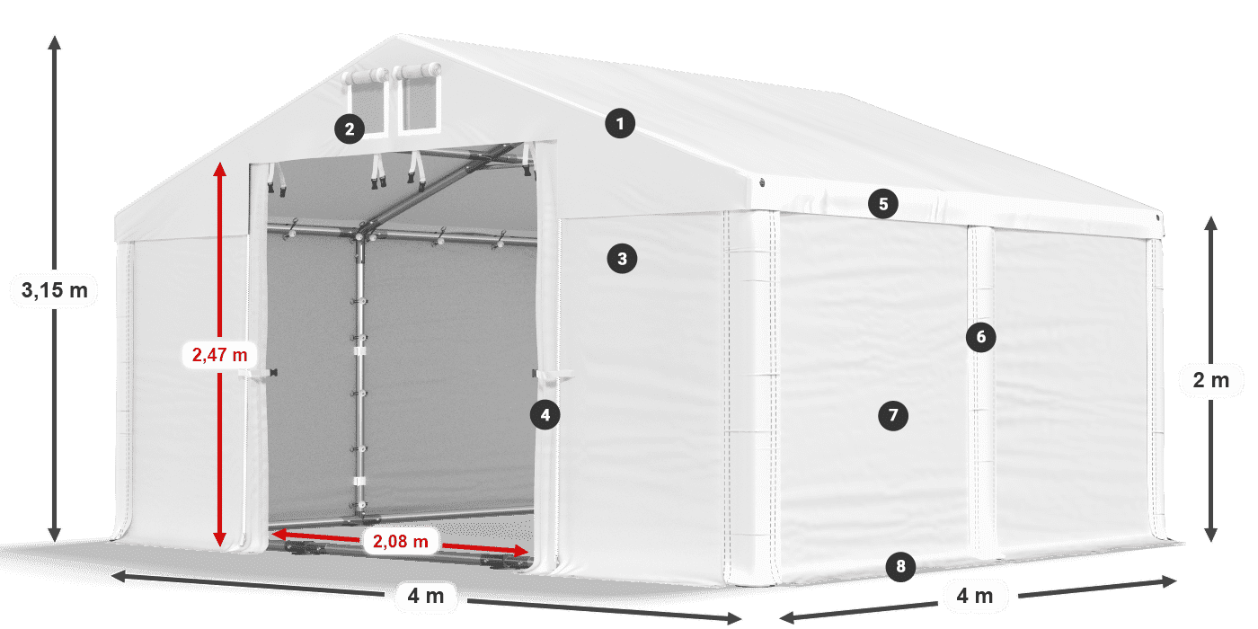 MFR 620 PVC Legenda 2m