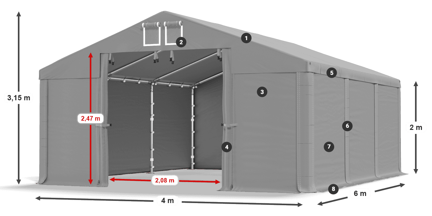 MFR 620 PVC legenda 2m