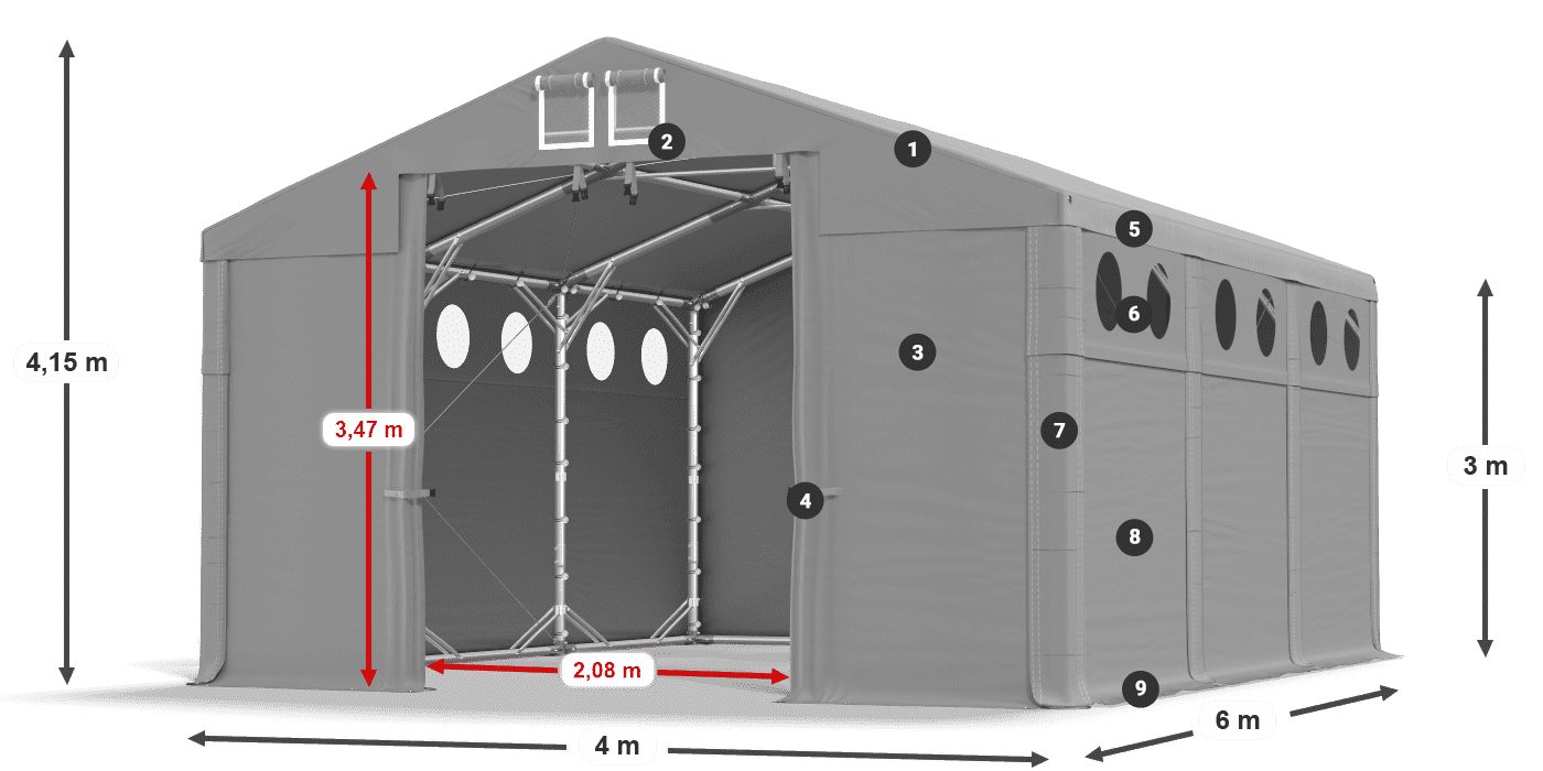 MFRO 620 PVC Legenda 3m