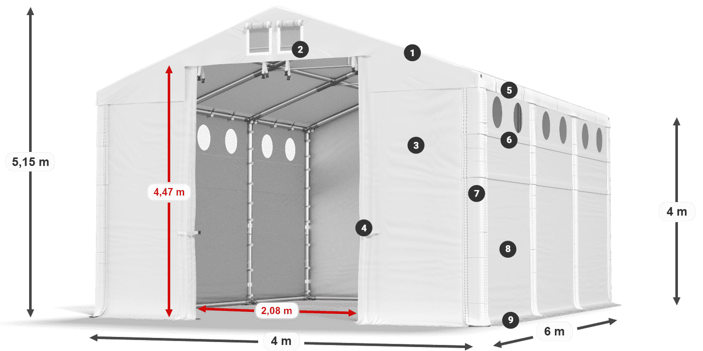 MFRO 620 PVC legenda 4m