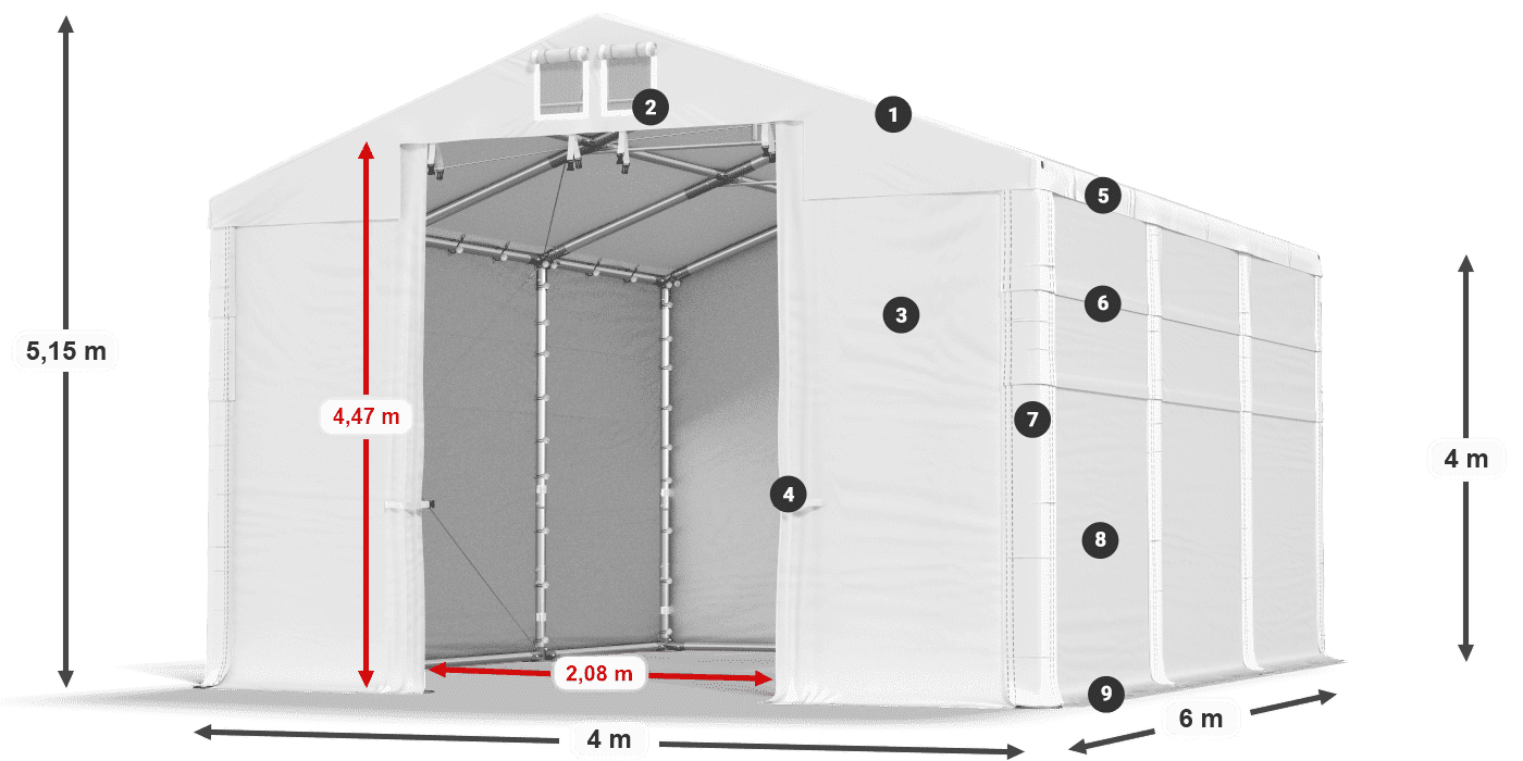 MFR 620 PVC legenda 4m