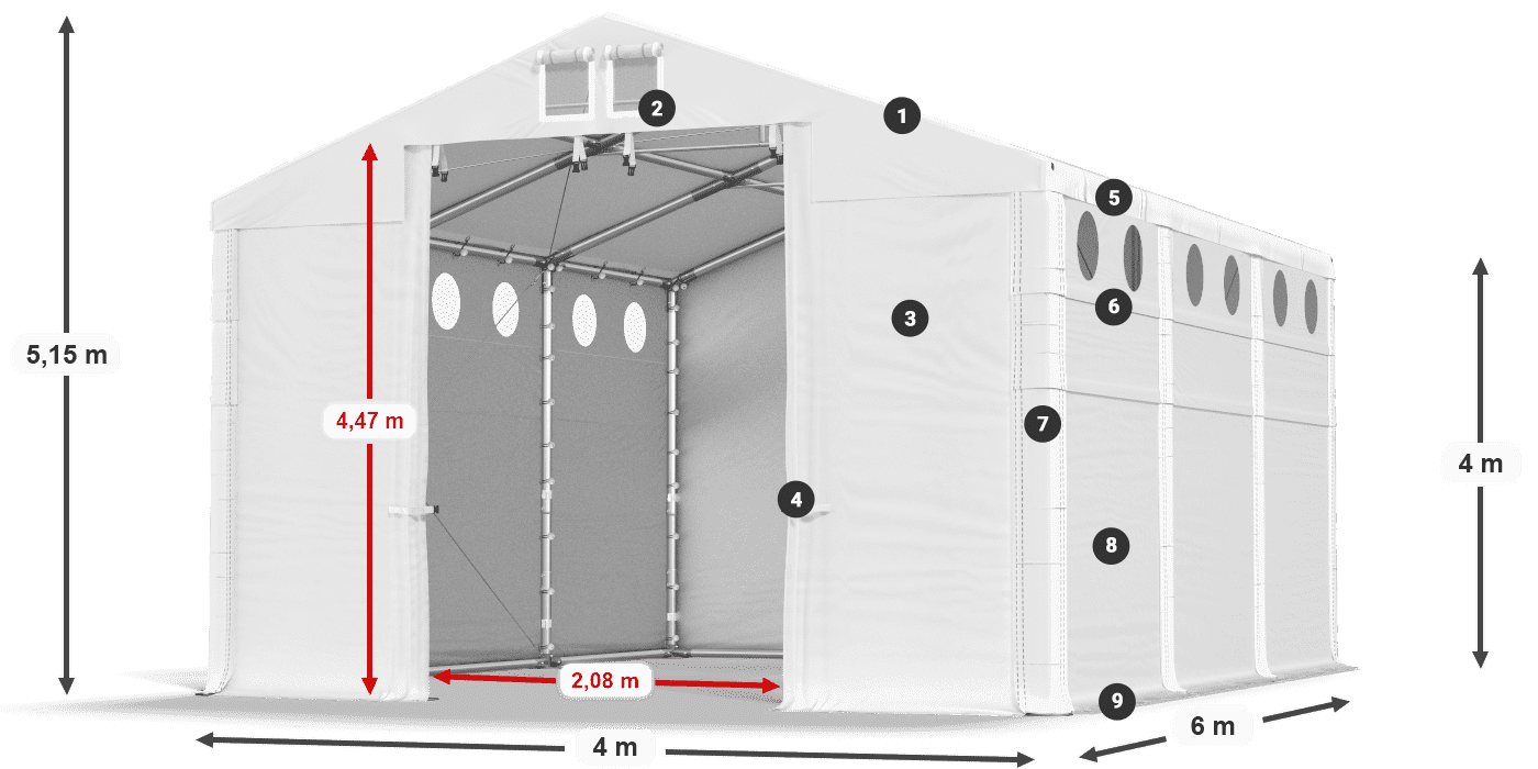 MFRO 620 PVC legenda 4m