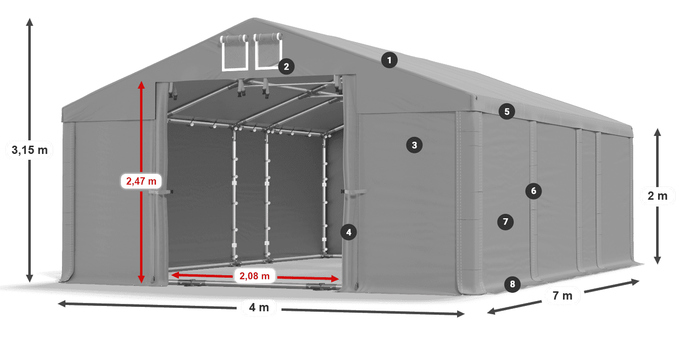 MFR 620 PVC Legenda 2m