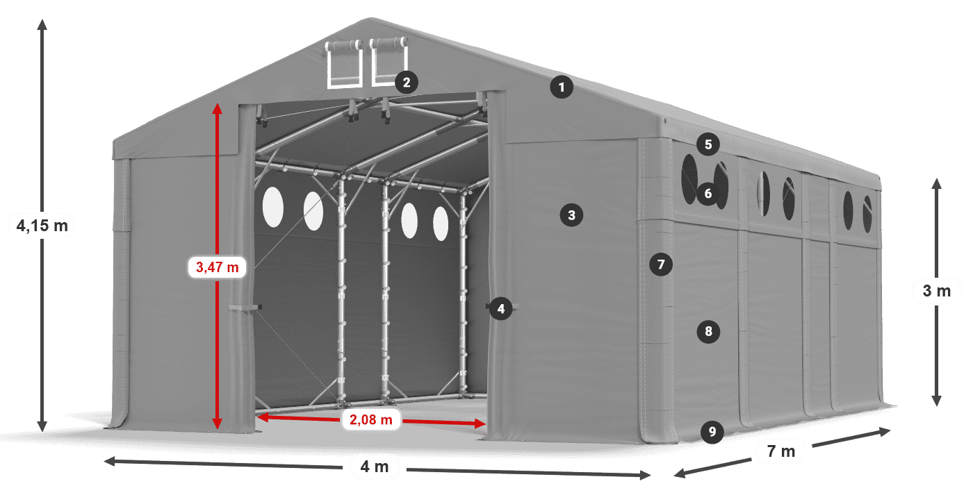 MFRO 620 PVC Legenda 3m