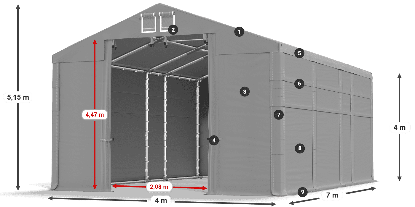 MFR 620 PVC legenda 4m