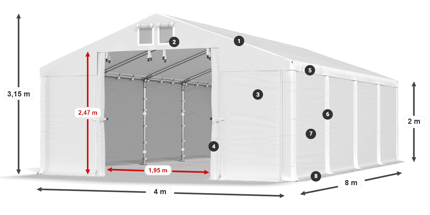 MFR 620 PVC Legenda 2m