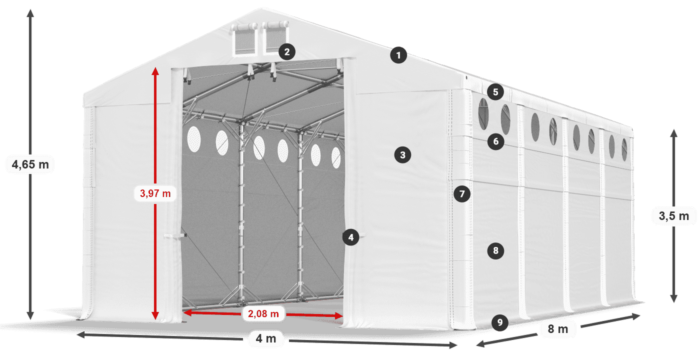 MFRO 620 PVC legenda 3,5 m