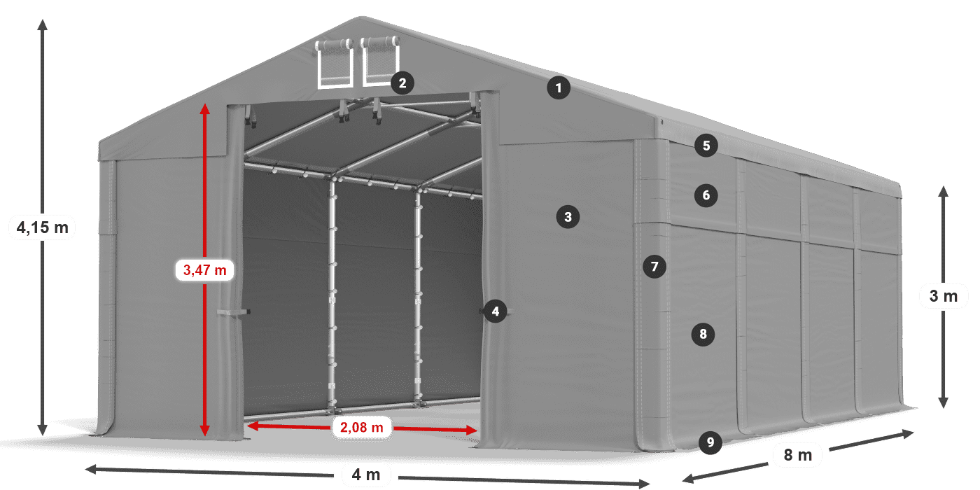 MFR 620 PVC Legenda 3m