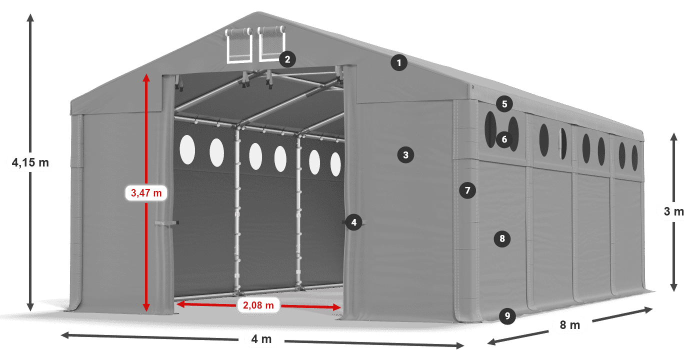 MMSO 580 PVC Legenda 3m