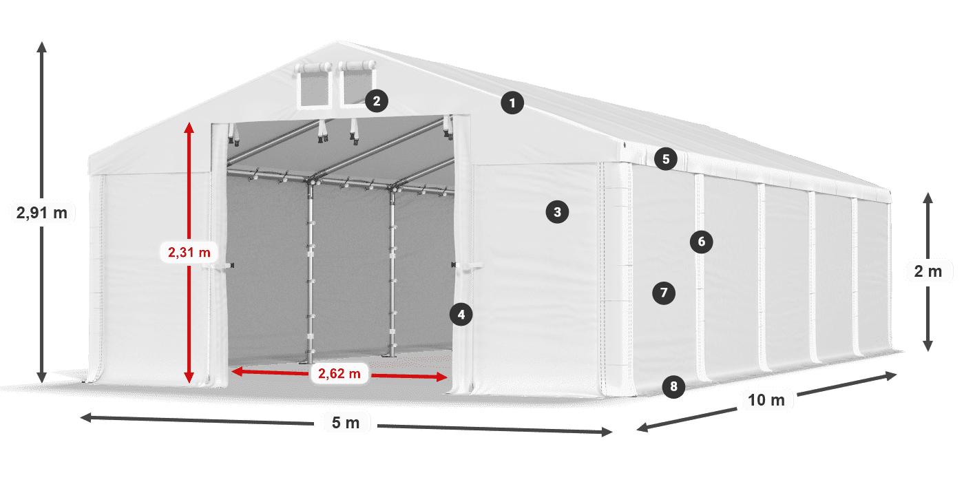MFR 620 PVC Legenda 2m