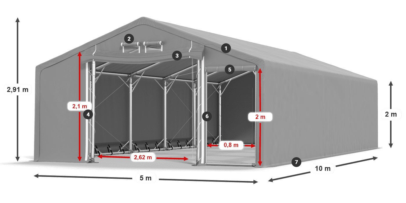 SFR 600 PVC legenda