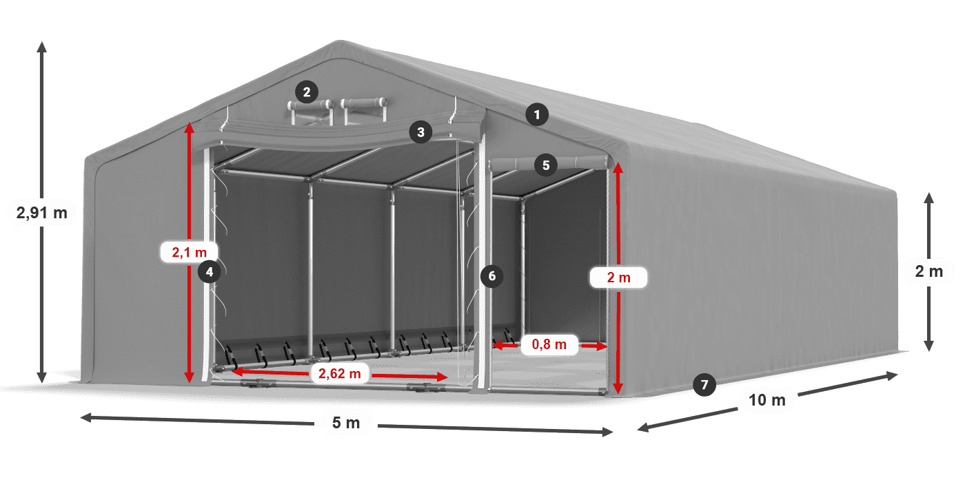 SFR 600 PVC legenda