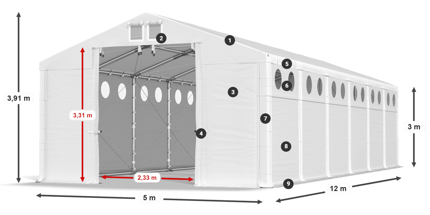 MMSO 580 PVC Legenda 3m