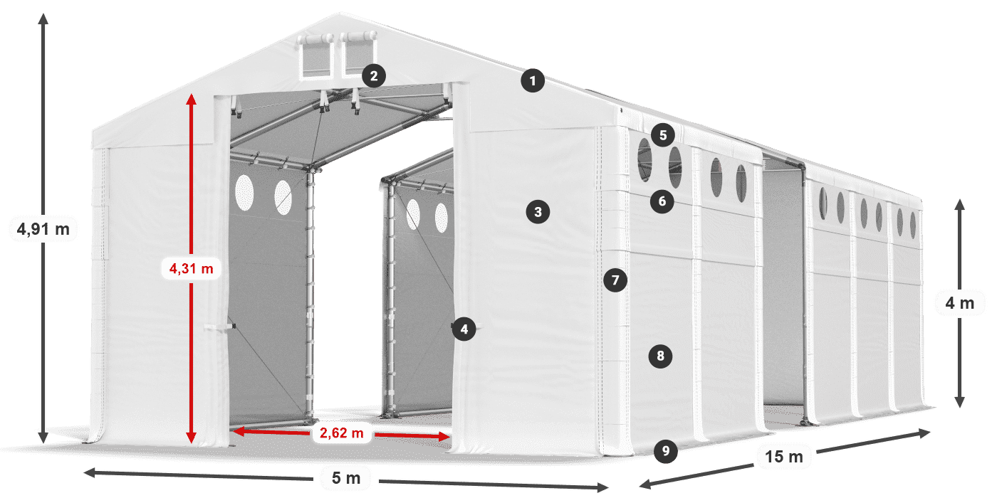 MFRO 620 PVC legenda 4m