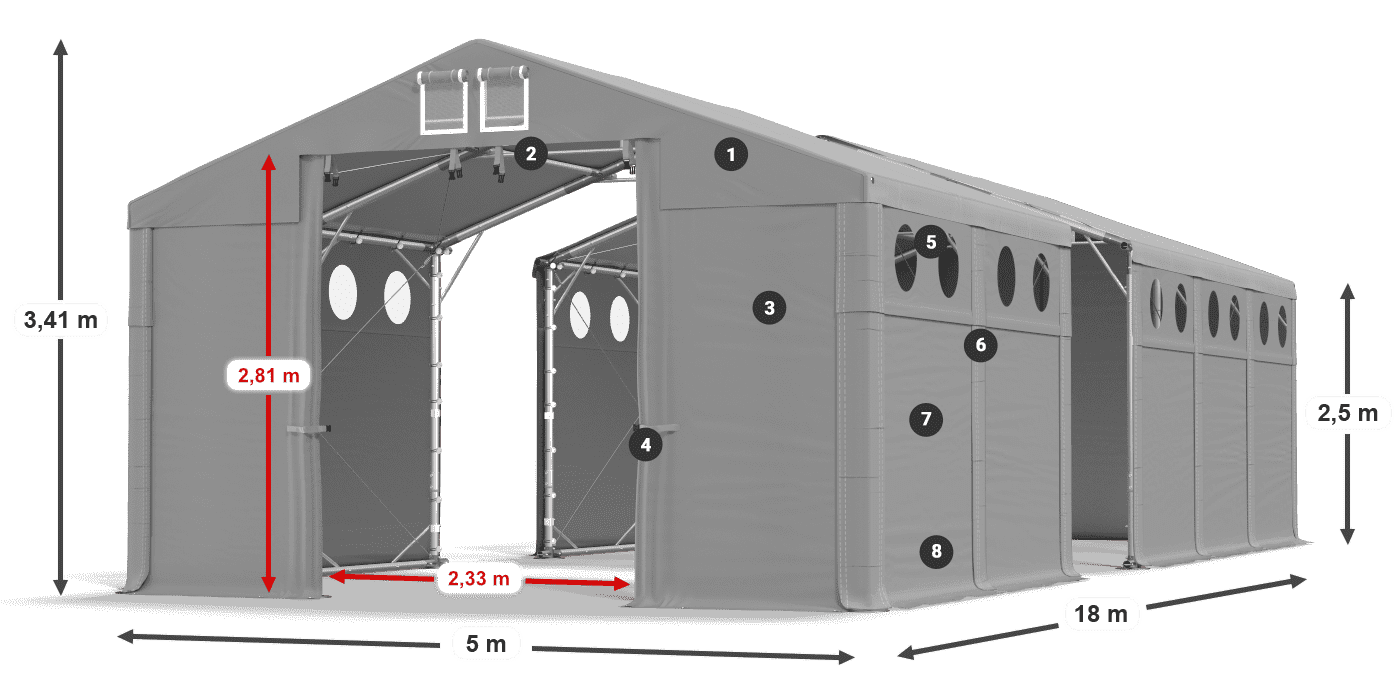 MFRO 620 PVC legenda 2,5 m