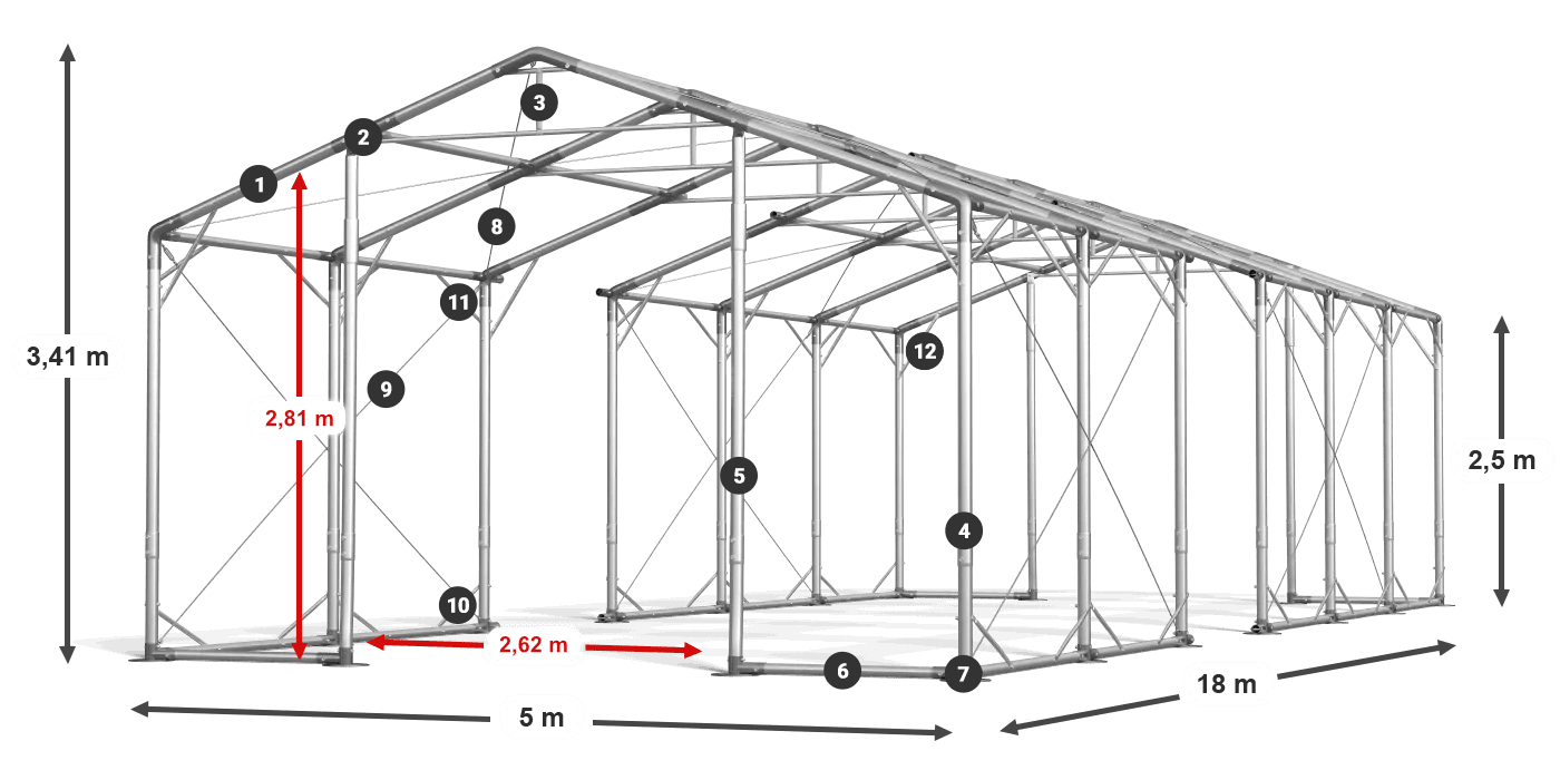 POLAR legenda 2,5 m-4 m