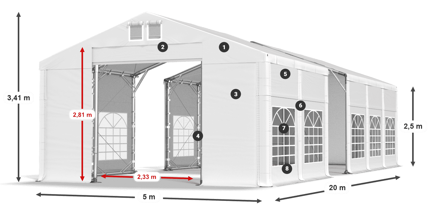 IFR 620 PVC legenda 2,5 m