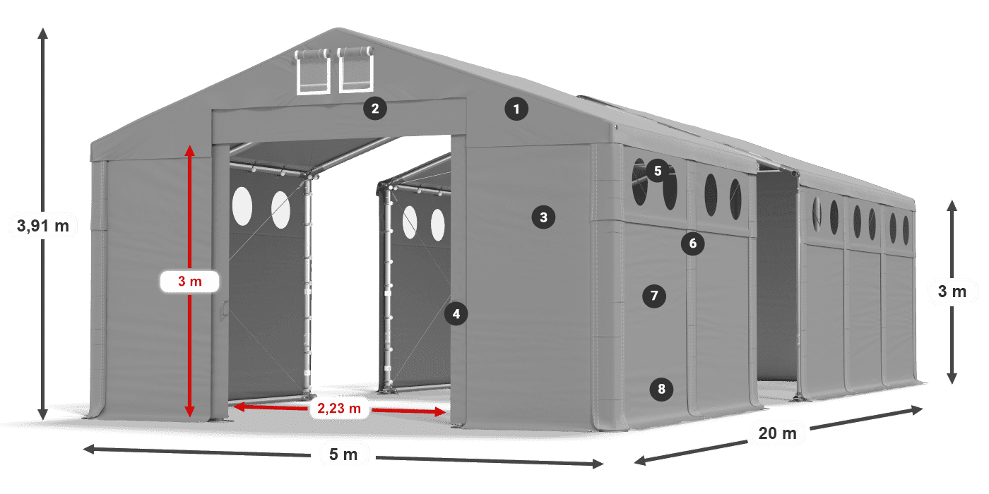 MFRO 620 PVC Legenda 3m